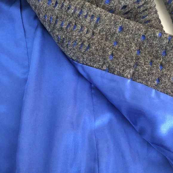 vintage inspired 1950s 1960s NWT Plenty by Tracy Reese / Wool Top Coat - Picture 8 of 16